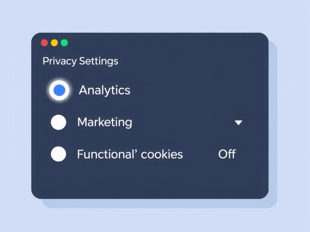 Diagramme des préférences des cookies