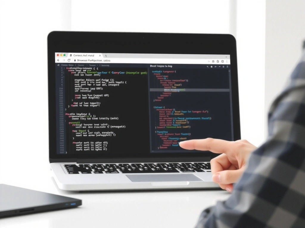 Écran d'ordinateur affichant du code et des métriques de performance